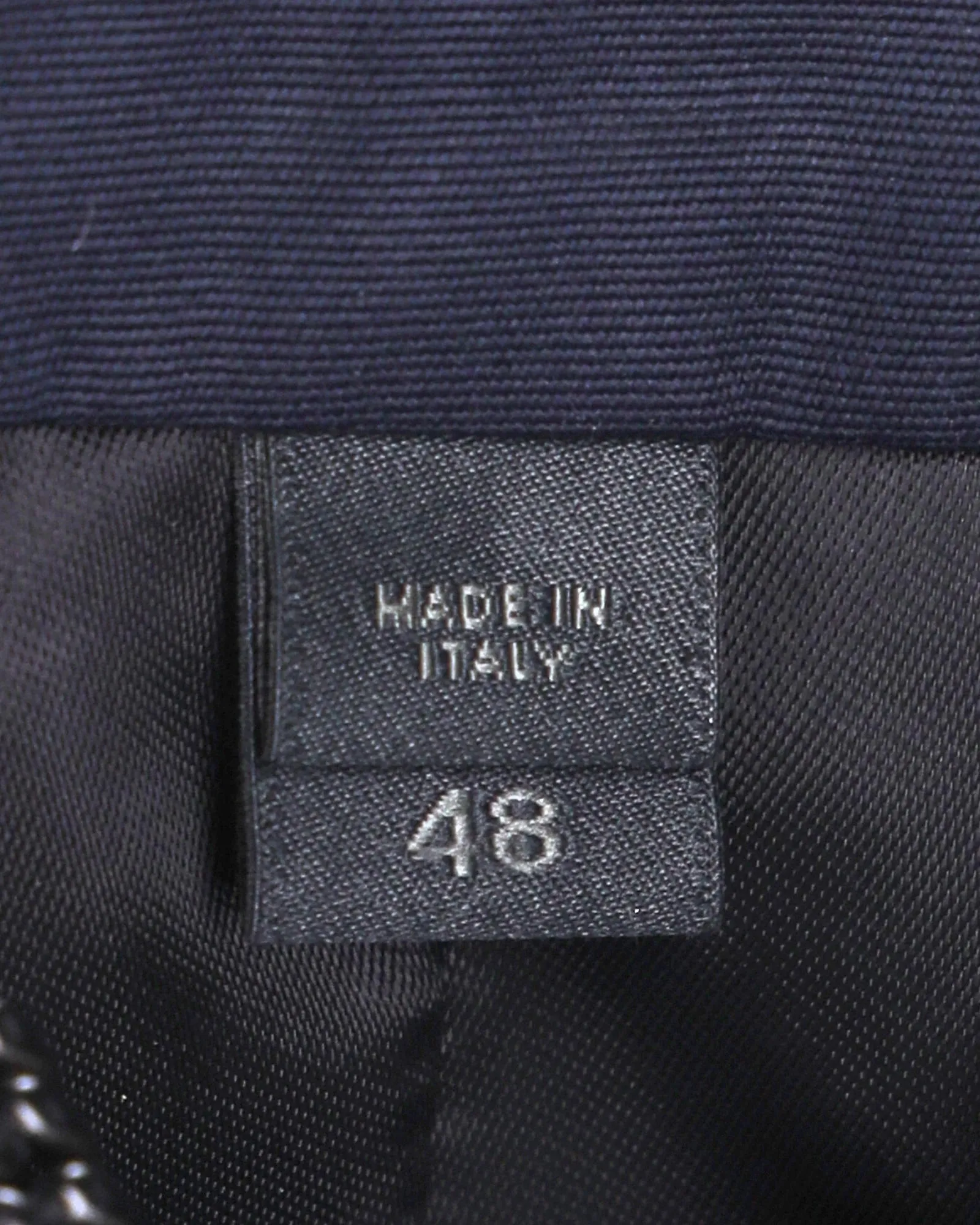 Burberry Smoking Jacket in Navy Blue Virgin Wool