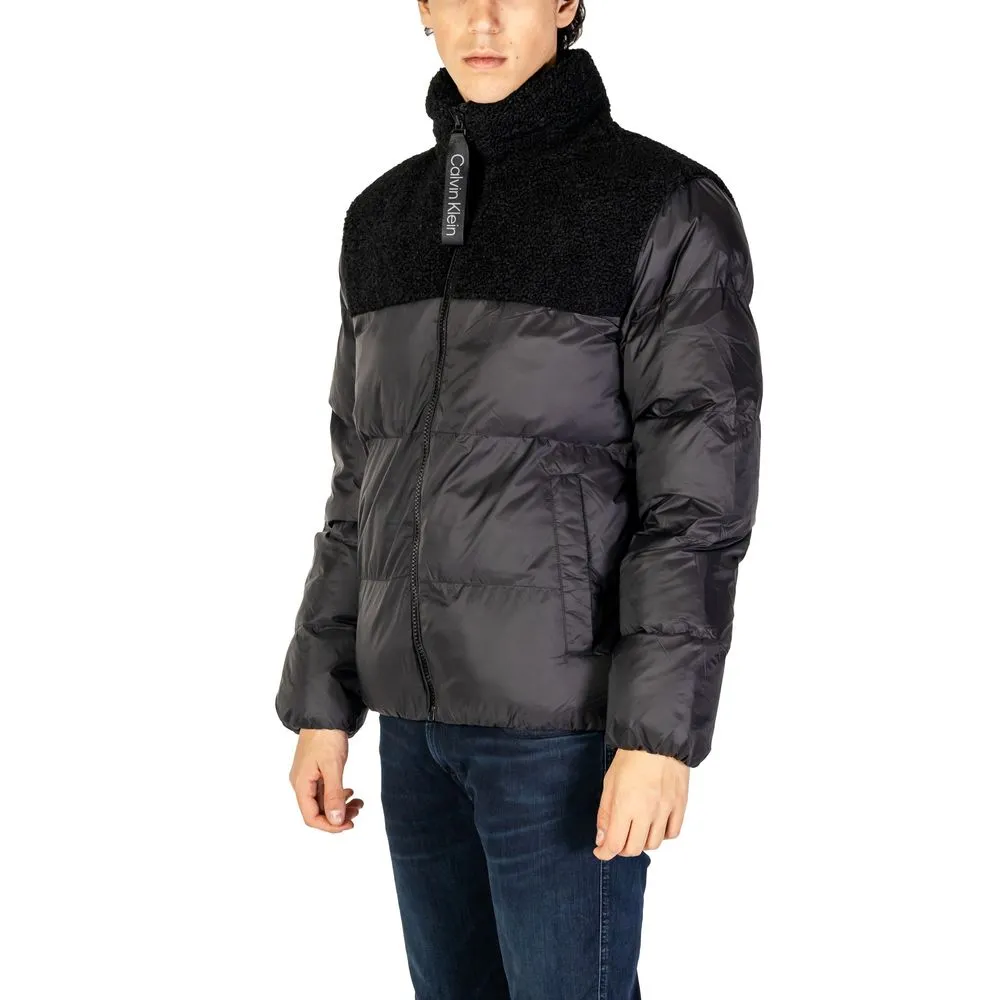 Calvin Klein Jeans Black Polyester Polyester Jacket