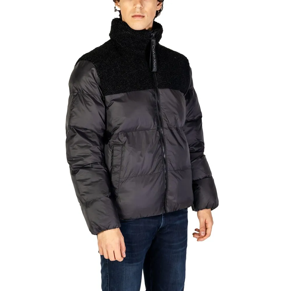 Calvin Klein Jeans Black Polyester Polyester Jacket
