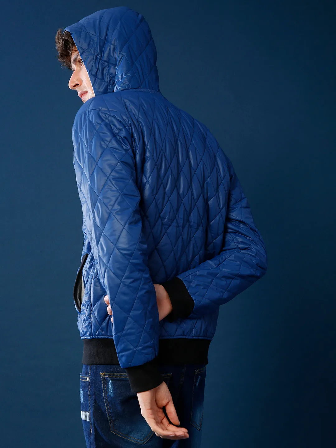 Campus Sutra Men Full Sleeve Stylish Windcheater Casual Bomber Jacket