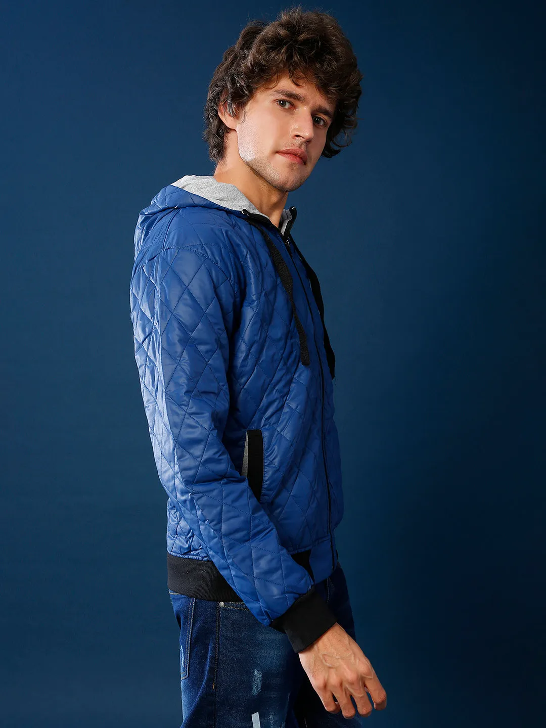 Campus Sutra Men Full Sleeve Stylish Windcheater Casual Bomber Jacket