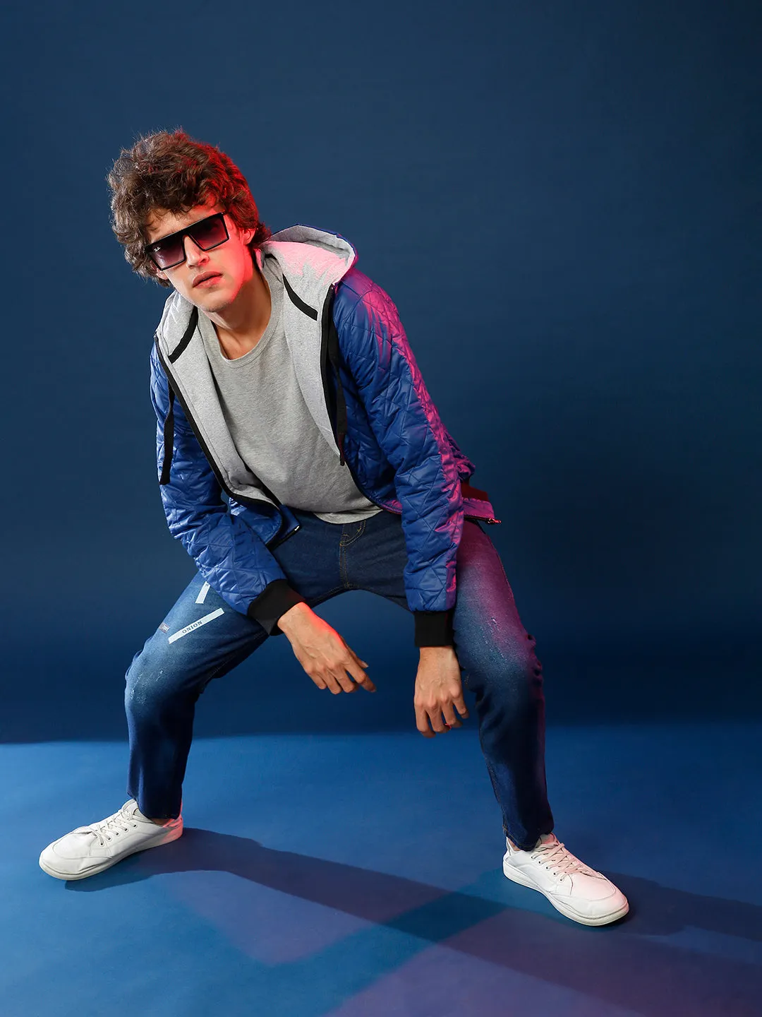 Campus Sutra Men Full Sleeve Stylish Windcheater Casual Bomber Jacket