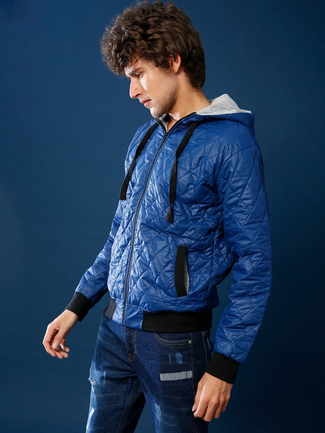 Campus Sutra Men Full Sleeve Stylish Windcheater Casual Bomber Jacket