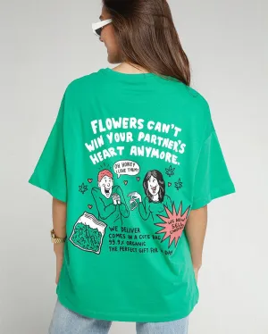 Candies Printed Oversized Tee