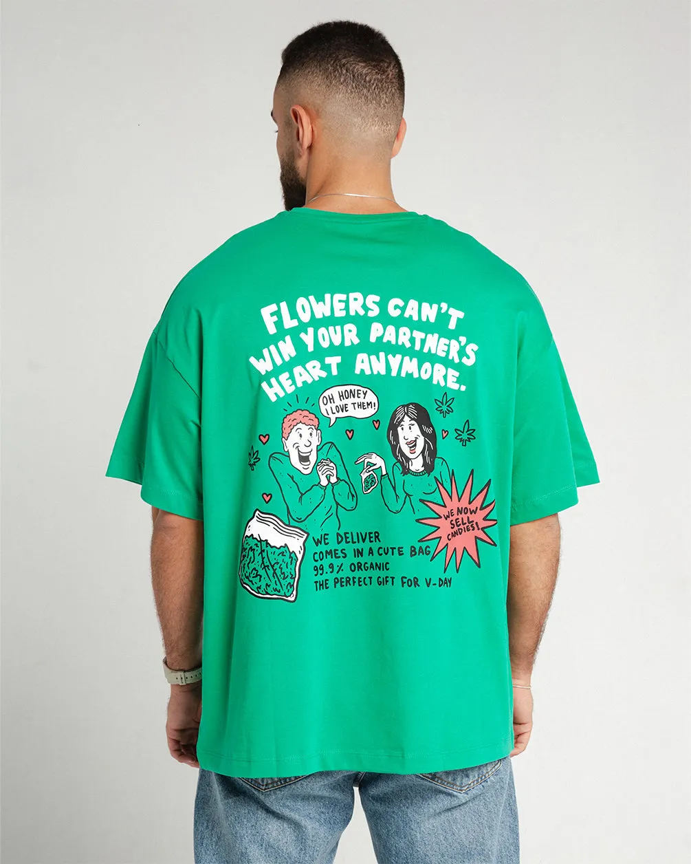 Candies Printed Oversized Tee