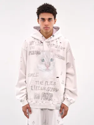 Cat Graphic Hoodie (A14HD542-PINK)