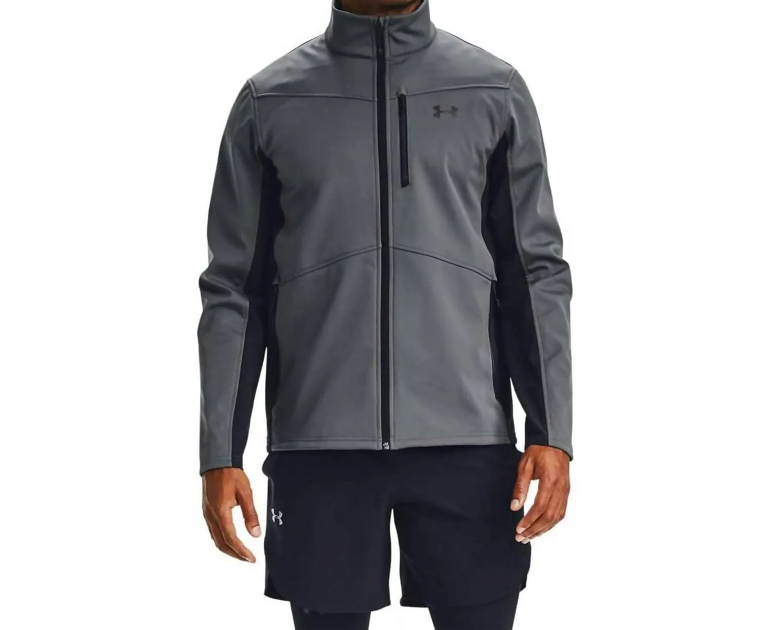 Cgi Shield Jacket In Pitch Grey