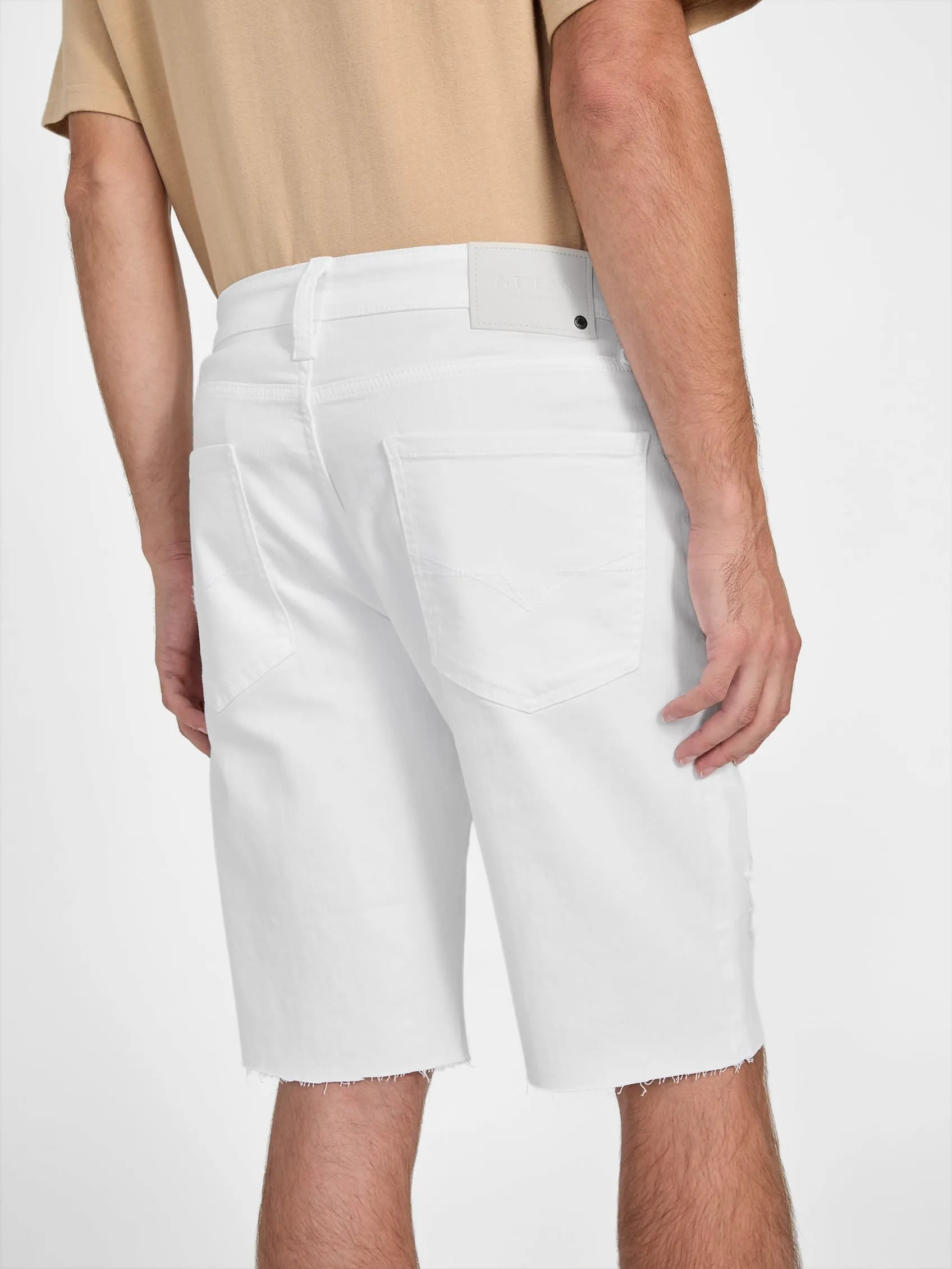 Clarke Destroyed Denim Shorts