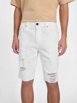 Clarke Destroyed Denim Shorts