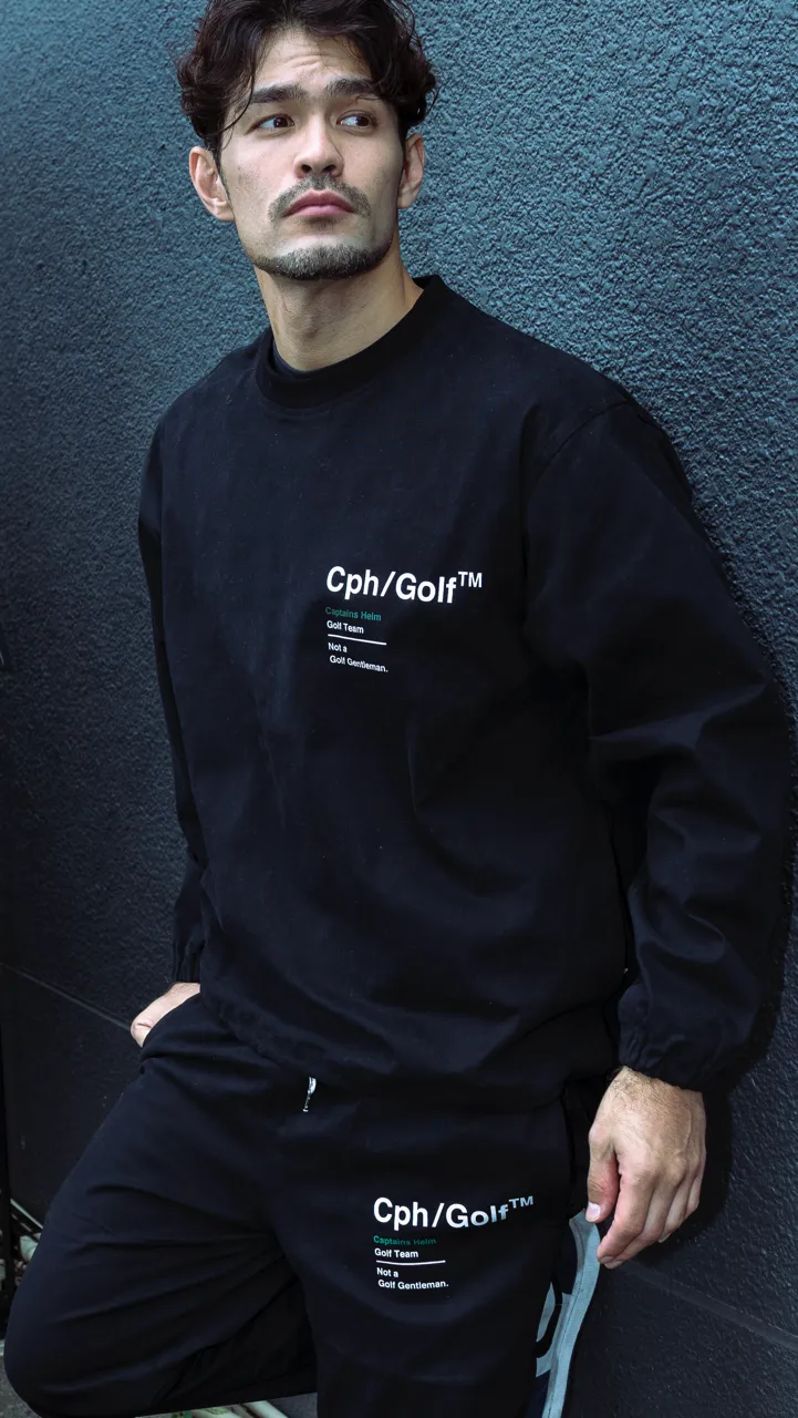 #COTTON TRACK JOGGER PANTS BLACK