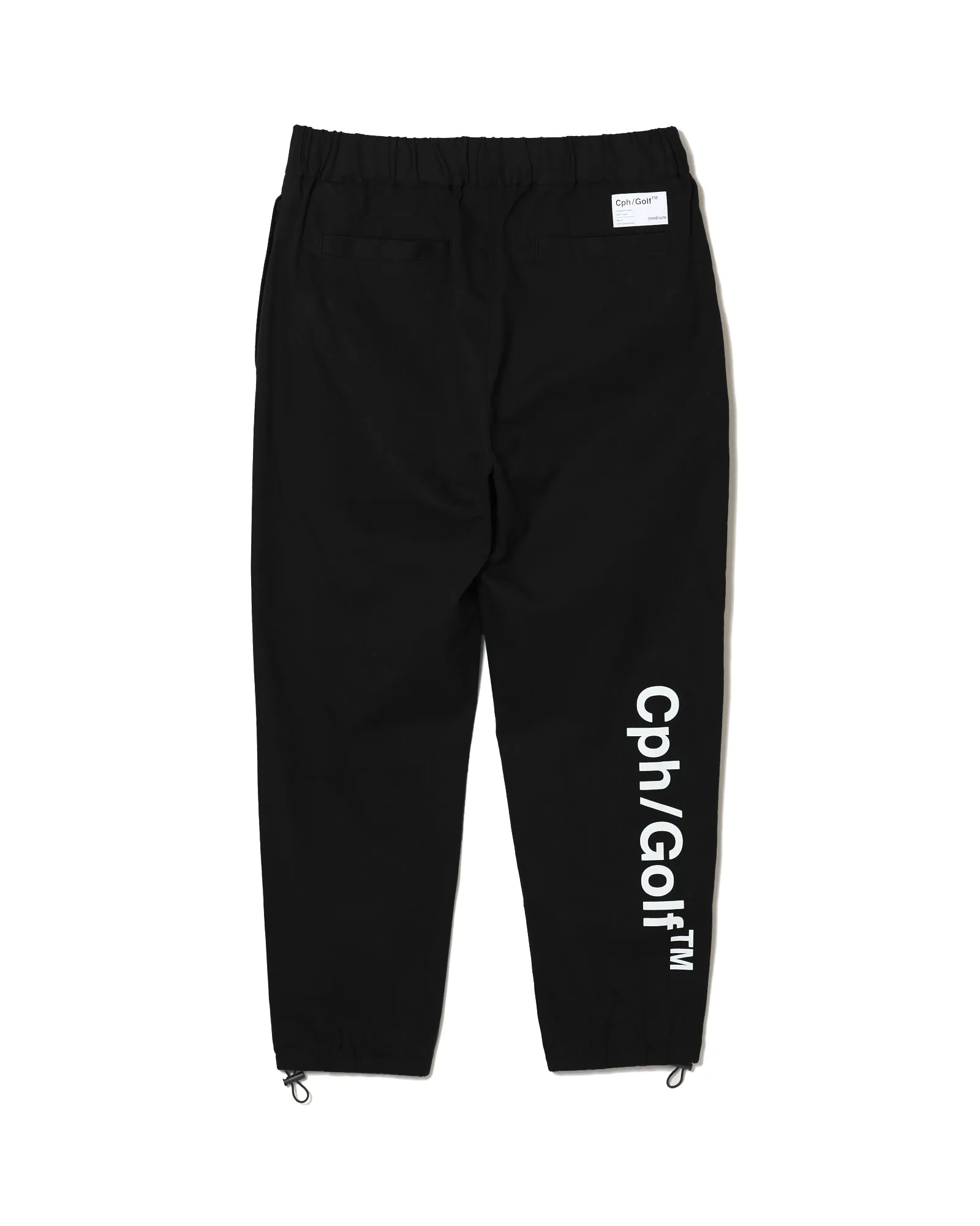 #COTTON TRACK JOGGER PANTS BLACK