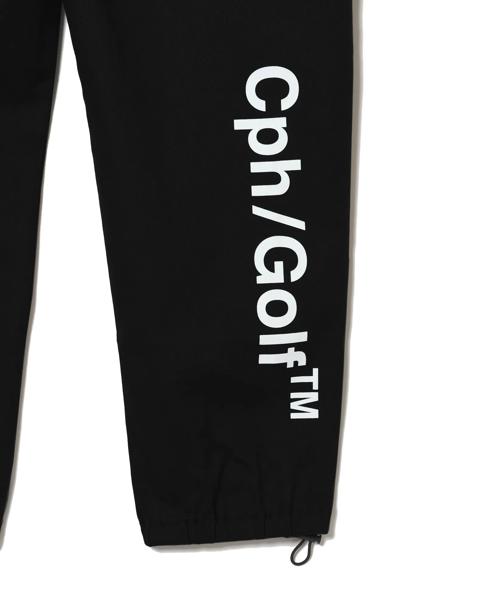 #COTTON TRACK JOGGER PANTS BLACK
