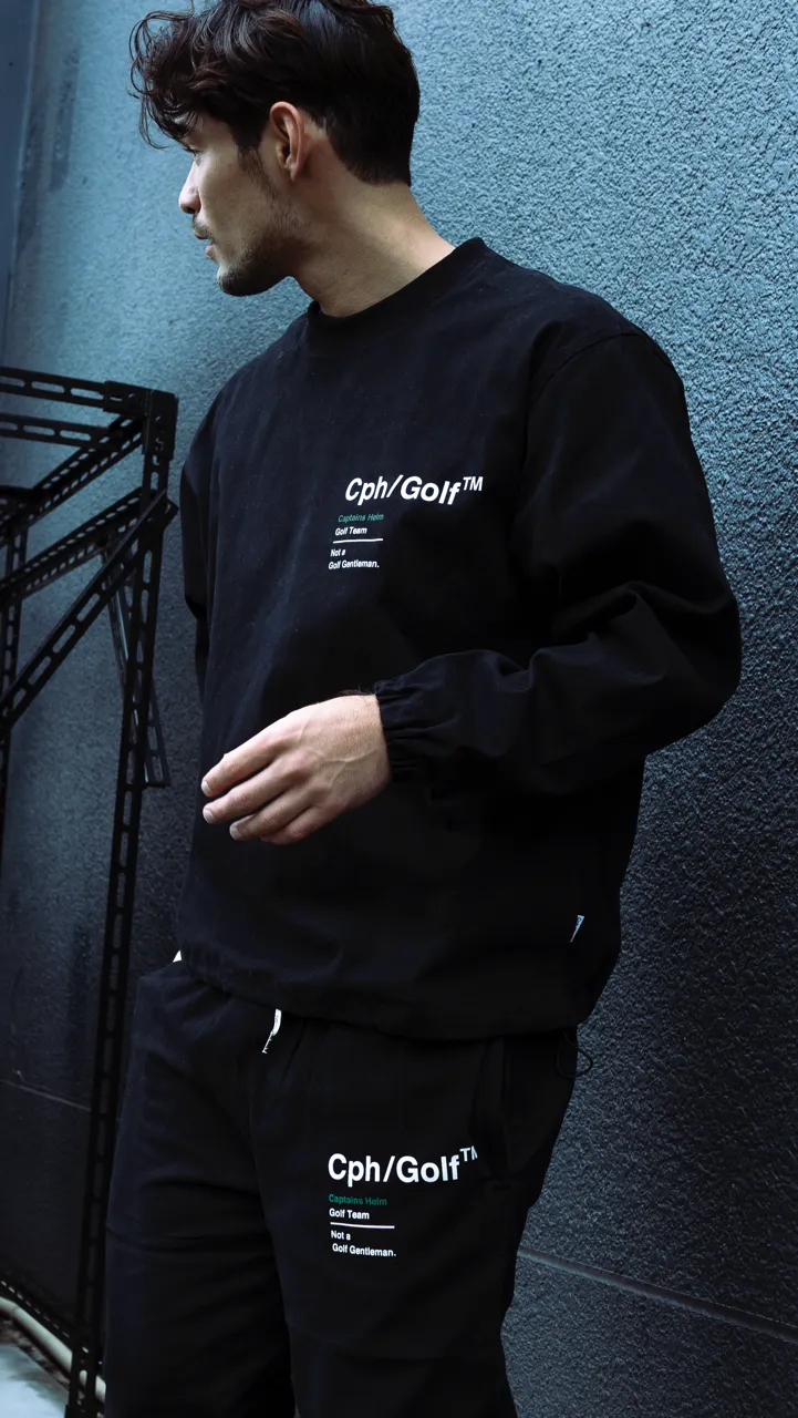 #COTTON TRACK JOGGER PANTS BLACK