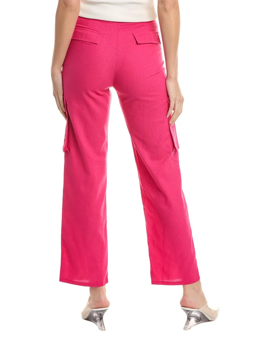 Daisy Lane Linen-Blend Cargo Pant