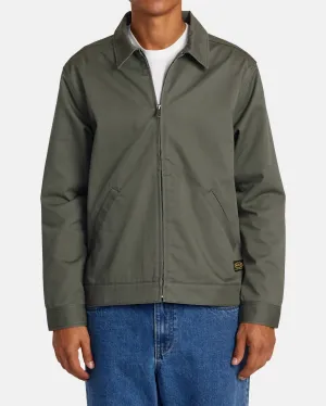 Dayshift Twill Jacket In Olive
