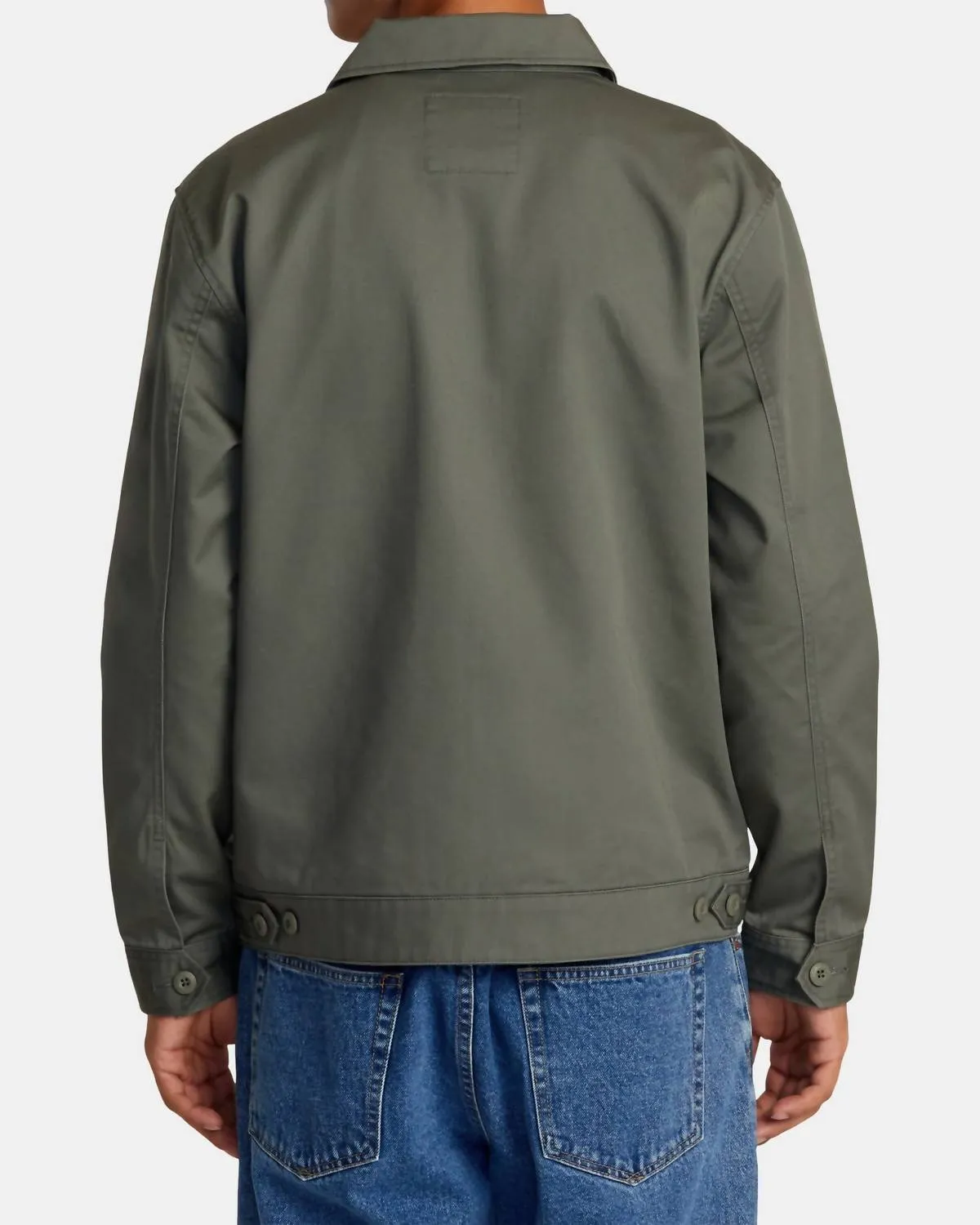 Dayshift Twill Jacket In Olive