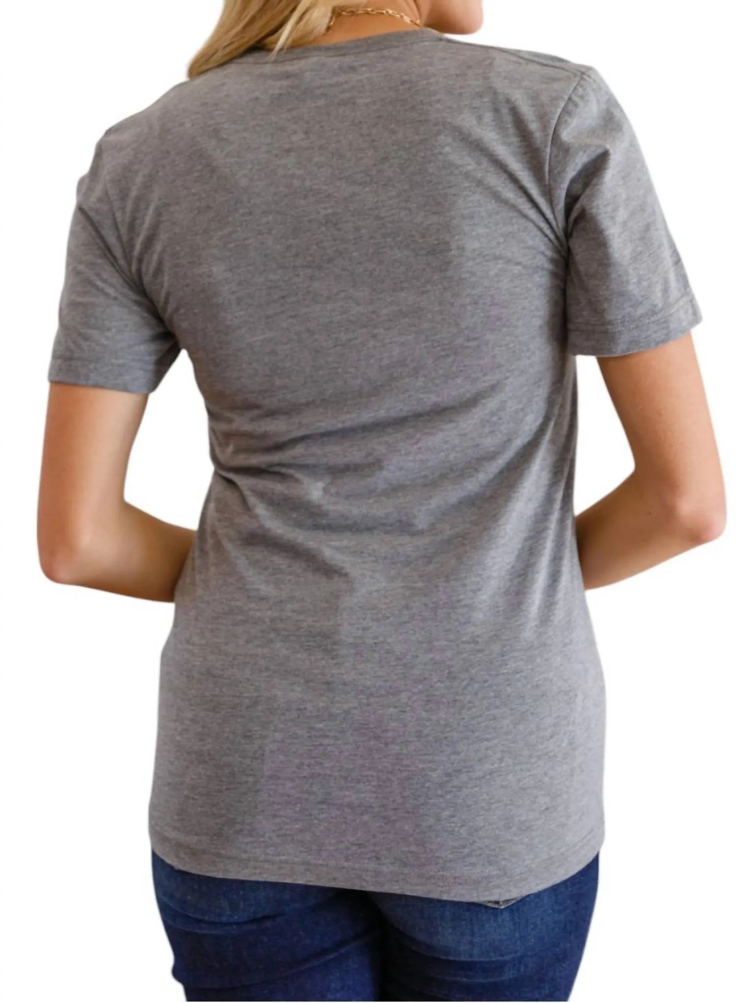 Deck The Halls Hip Hop T-Shirt In Cozy Grey And White