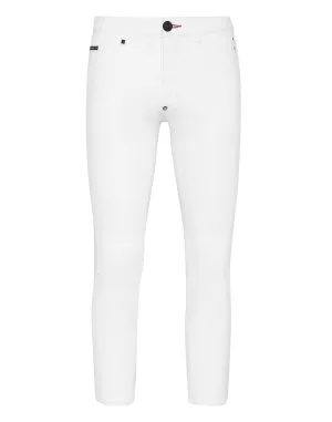 Denim Trousers Skinny Destroyed Iconic Plein