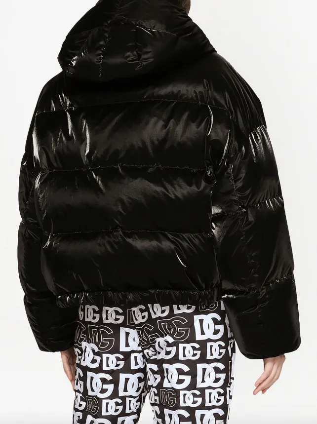 Dolce & Gabbana coated puffer jacket