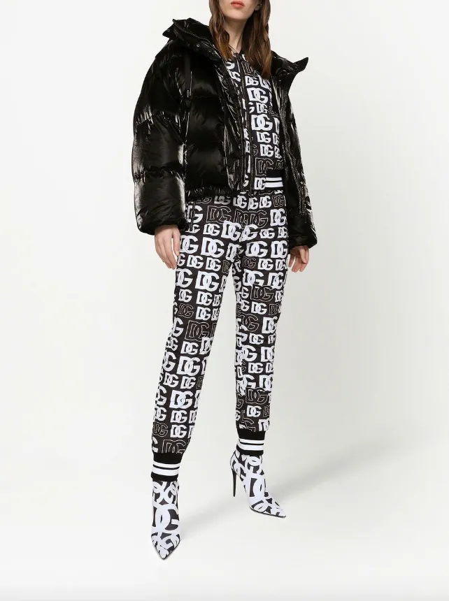 Dolce & Gabbana coated puffer jacket