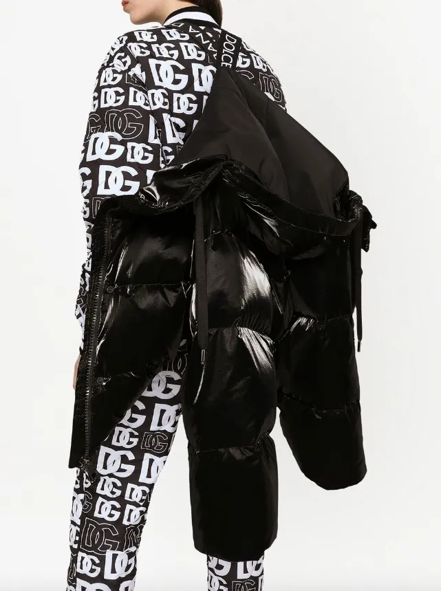 Dolce & Gabbana coated puffer jacket