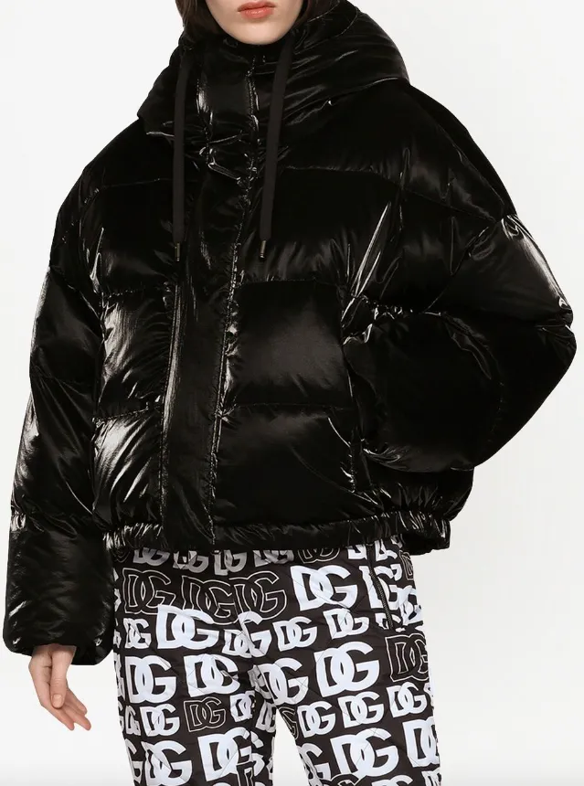 Dolce & Gabbana coated puffer jacket