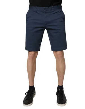 Dolce & Gabbana Cotton Mid Waist Men Bermuda Men's Shorts