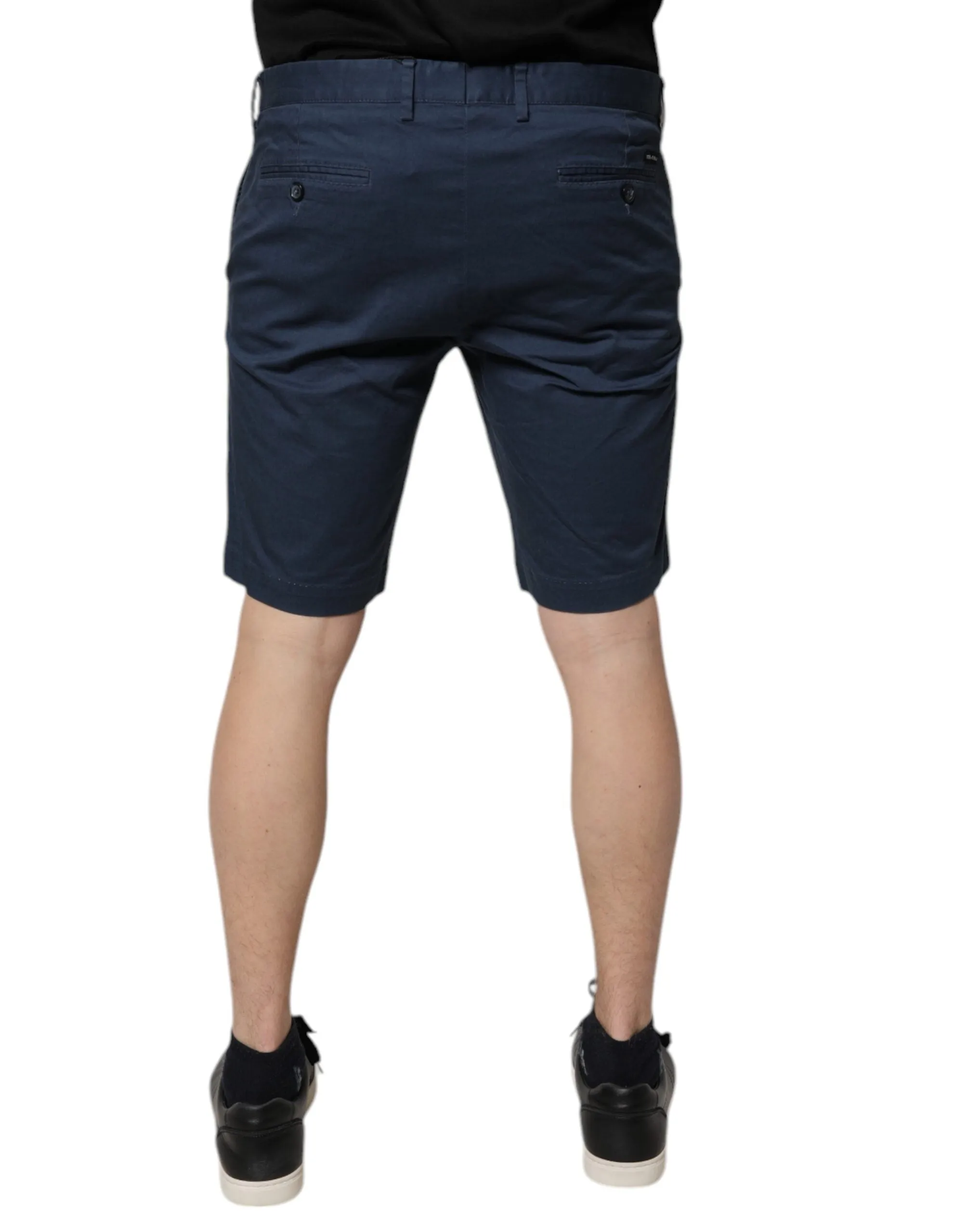 Dolce & Gabbana Cotton Mid Waist Men Bermuda Men's Shorts