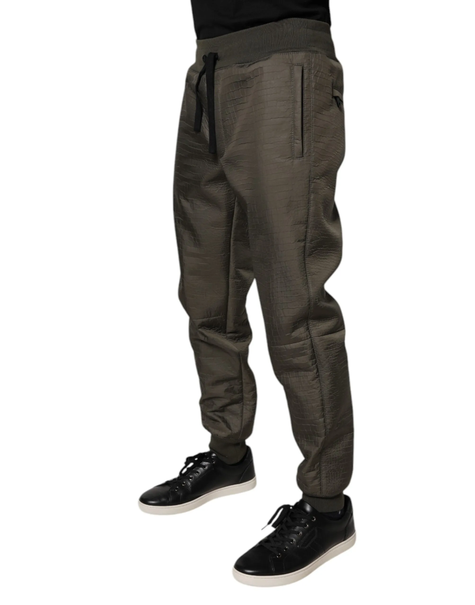 Dolce & Gabbana Lambskin Leather Men SweatMen's Men's Pants