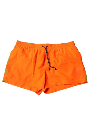 Dolce & Gabbana Polyester Beachwear Shorts 2Pc Men's Swimwear (Pre-Owned)