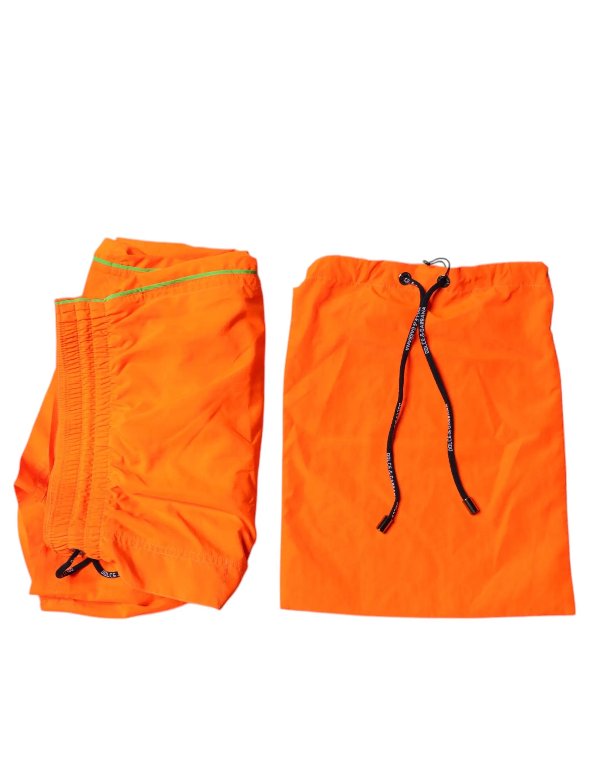 Dolce & Gabbana Polyester Beachwear Shorts 2Pc Men's Swimwear (Pre-Owned)