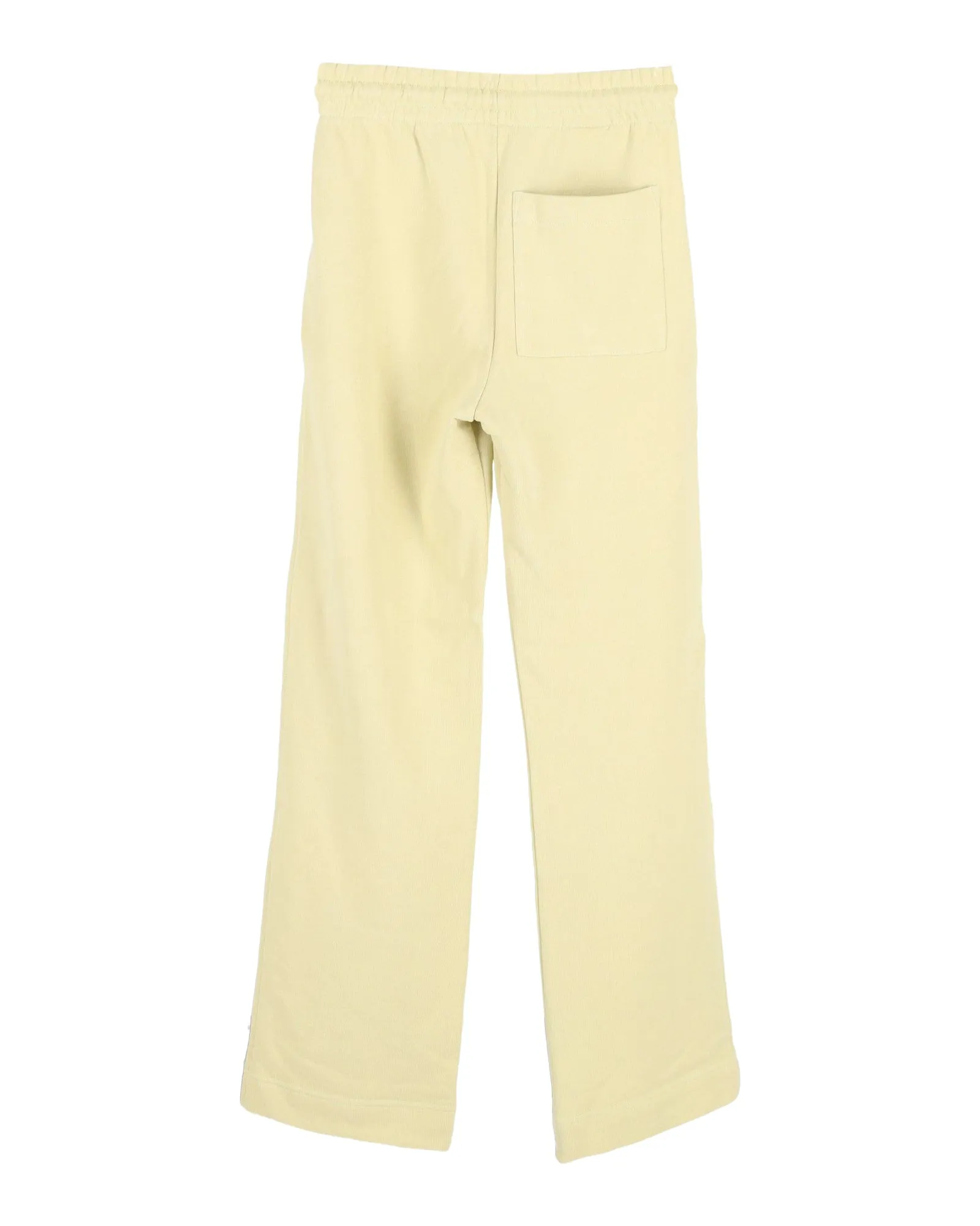 Dries Van Noted Drawstring Sweat Pants in Yellow Wool