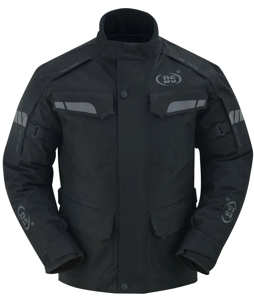 DS Heavy Duty Polyester Textile Mens motorcycle Jacket