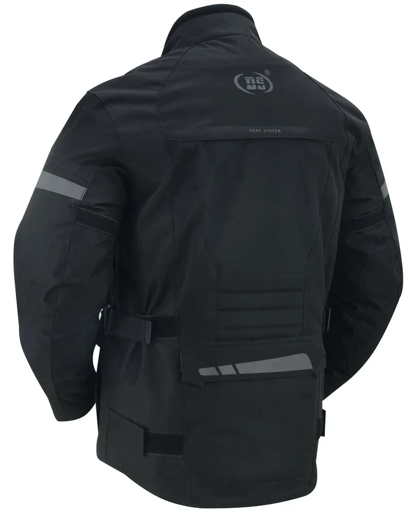 DS Heavy Duty Polyester Textile Mens motorcycle Jacket