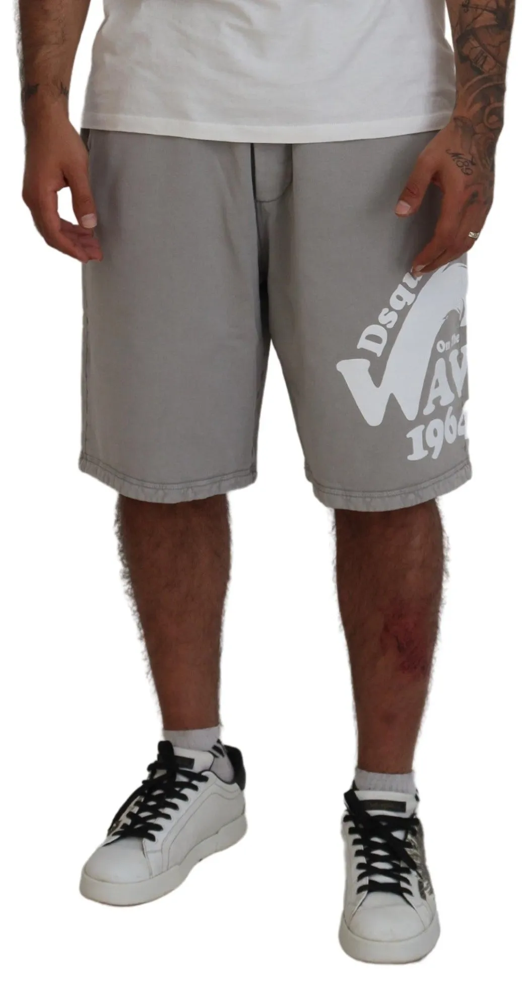 Dsqua²  Printed Pull On Men Casual Bermuda Men's Shorts