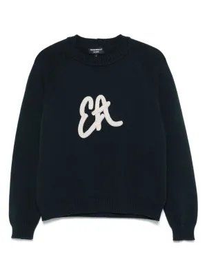 Emporio Armani Women's Capsule Sweaters blue