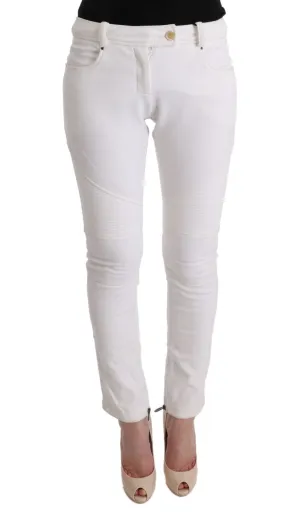 Ermanno Scervino Chic  Slim Fit Cotton Women's Pants