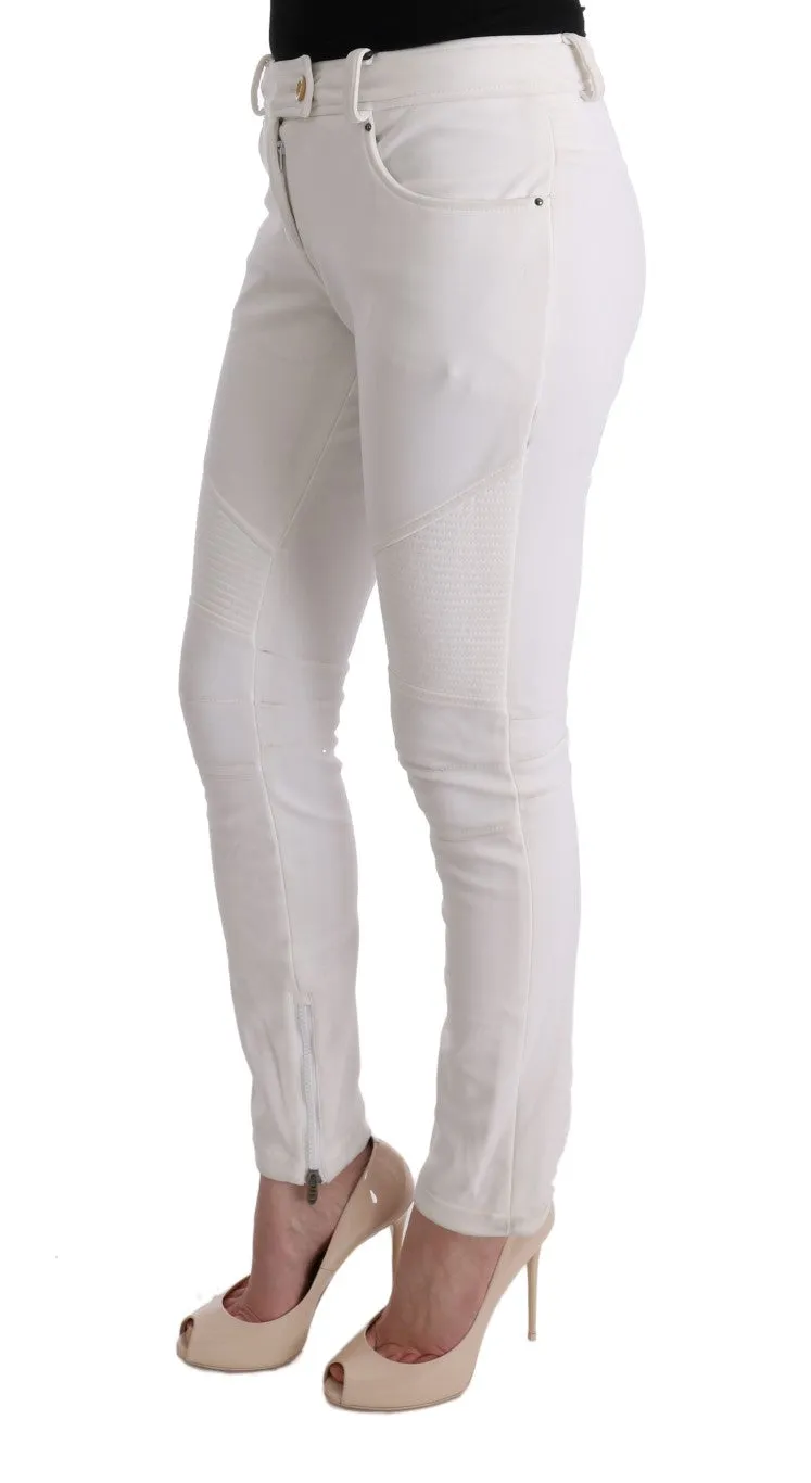Ermanno Scervino Chic  Slim Fit Cotton Women's Pants