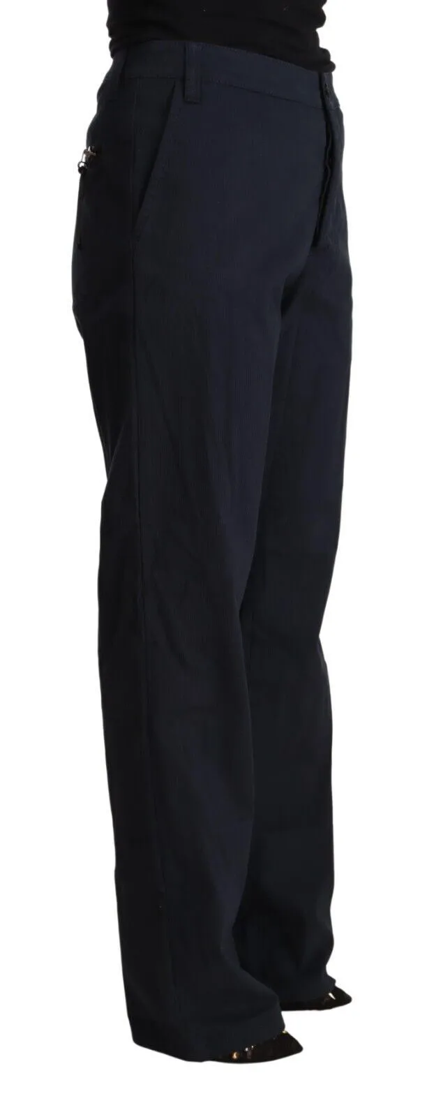 Exte Elegant High Waist Tape Women's Pants