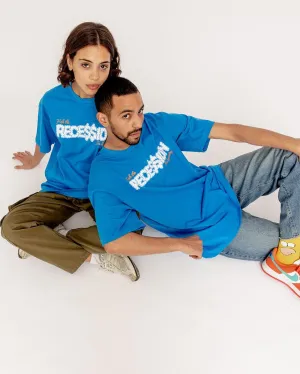 F*ck The Recession Printed Oversized Tee