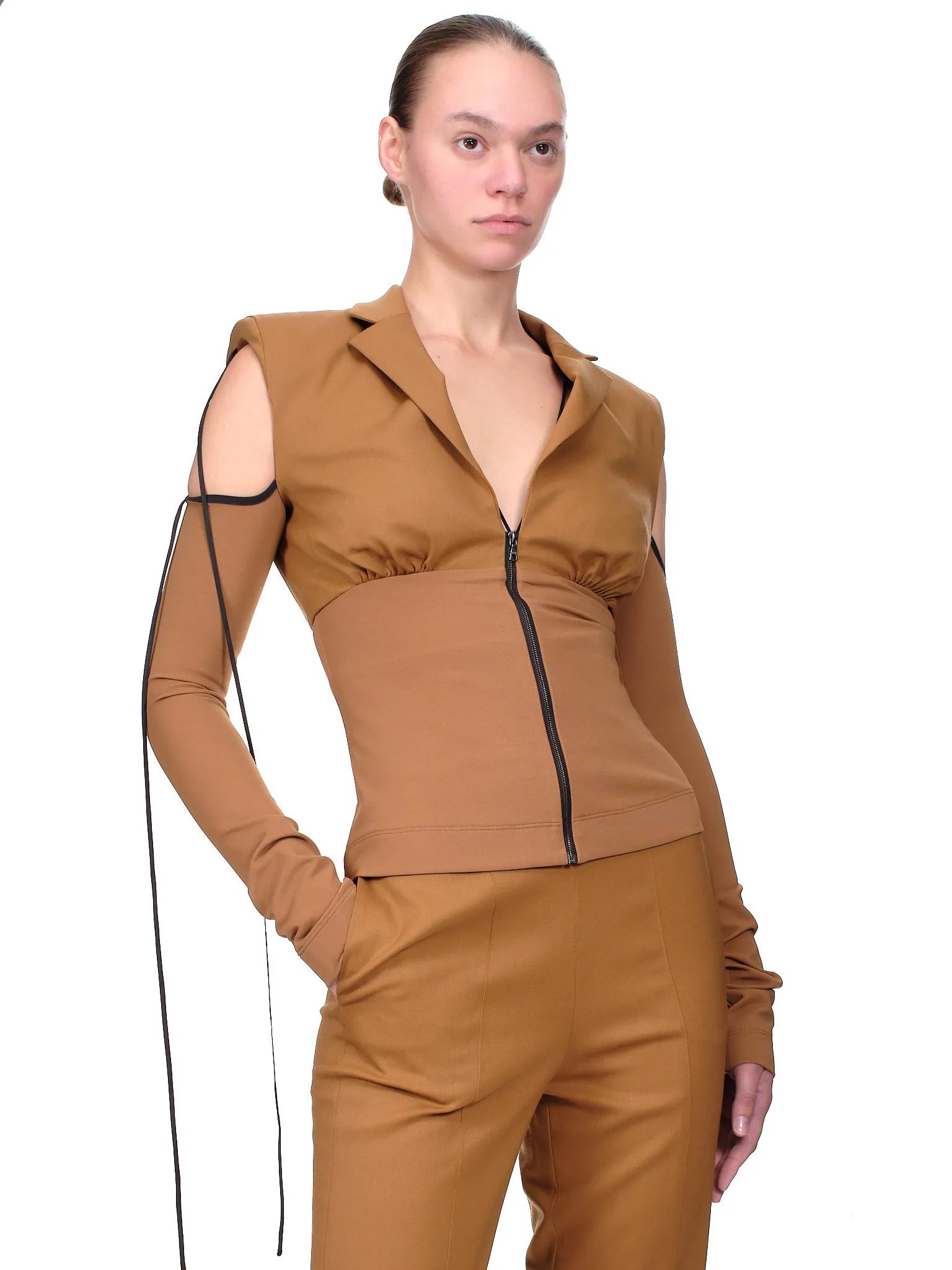 Fitted Blazer (JKT004-CARAMEL)
