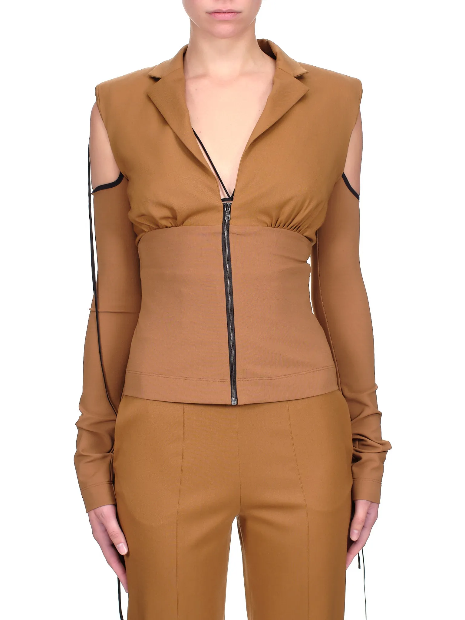 Fitted Blazer (JKT004-CARAMEL)