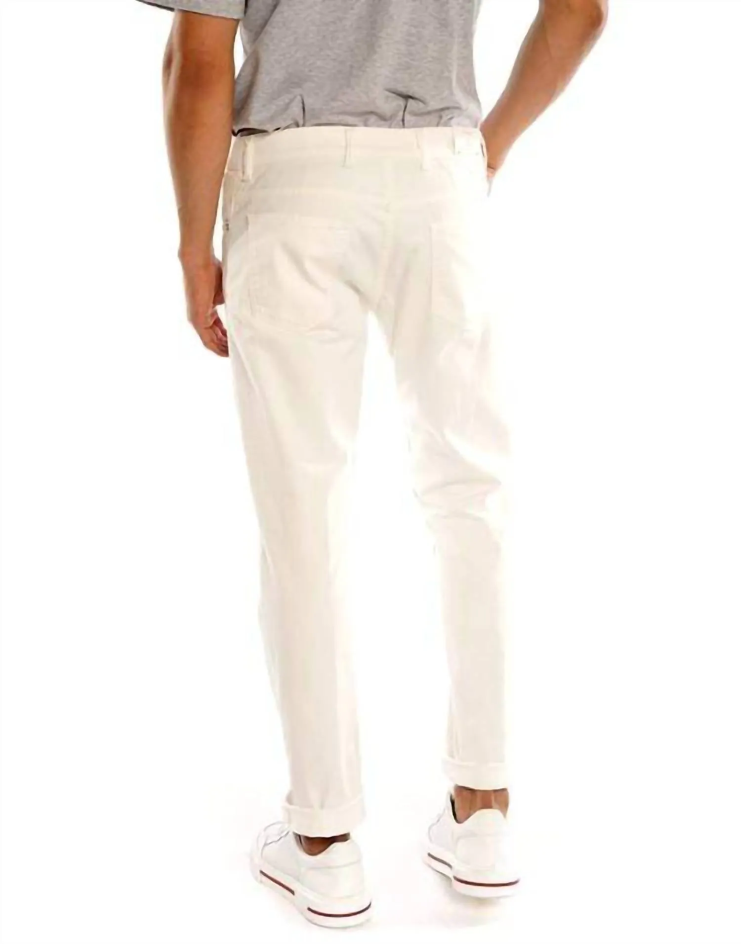 Five Pocket Pant In Avorio