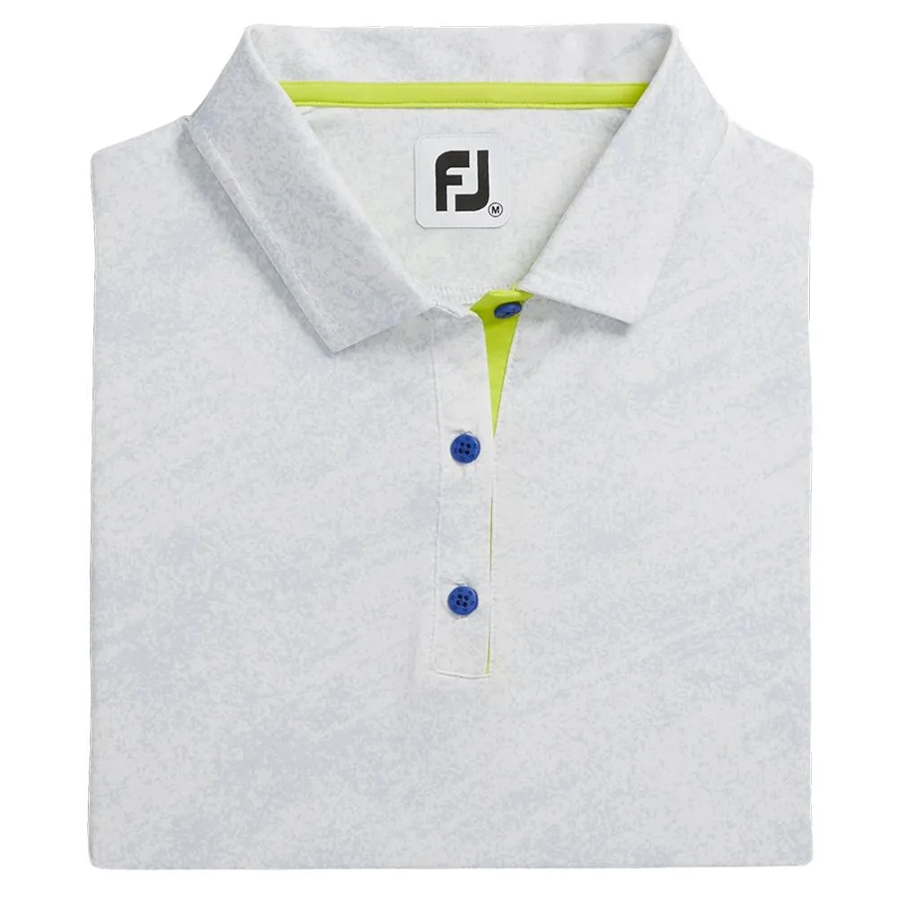 FootJoy Tonal Print Short Sleeve Golf Polo 2021 Women