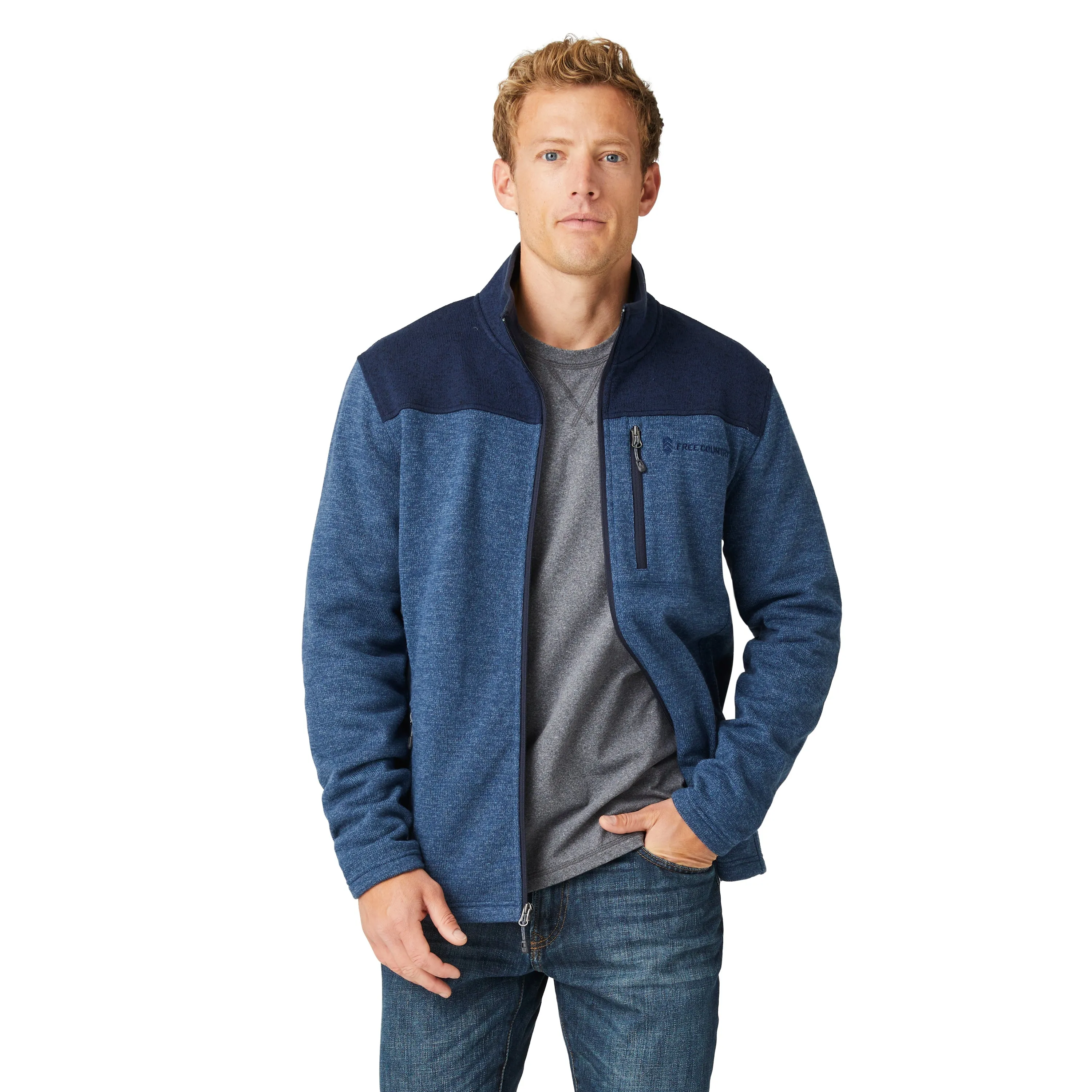 Free Country Men's Frore II Sweater Fleece Jacket