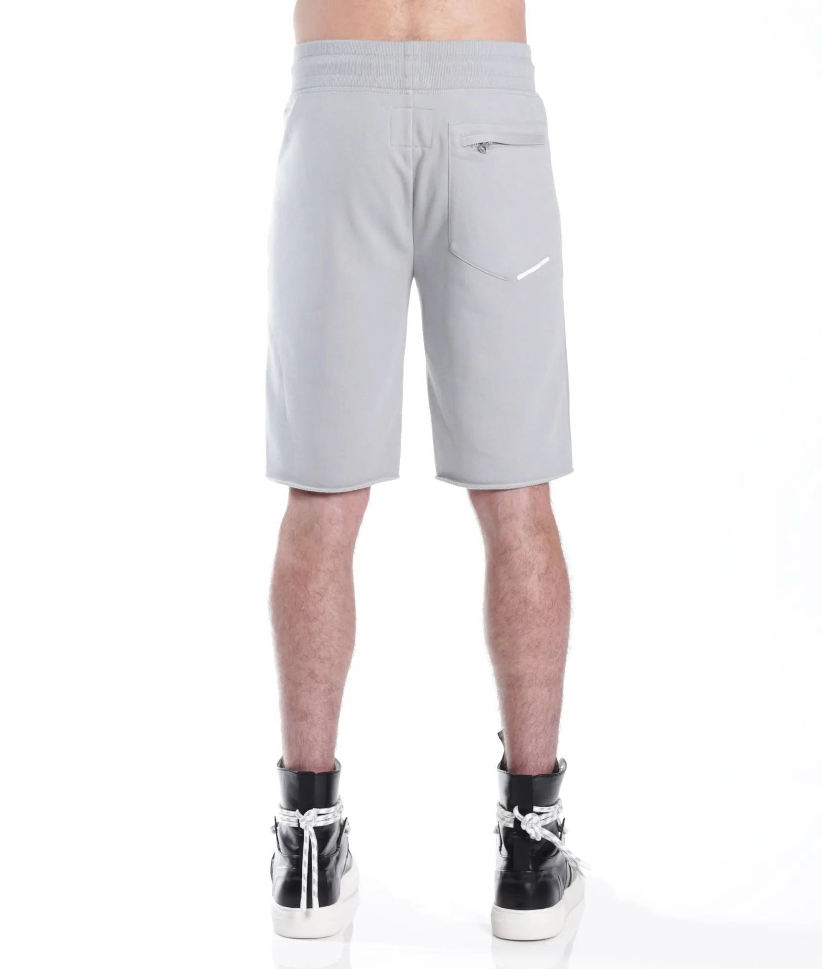 French Terry Sweatshort In Ghost