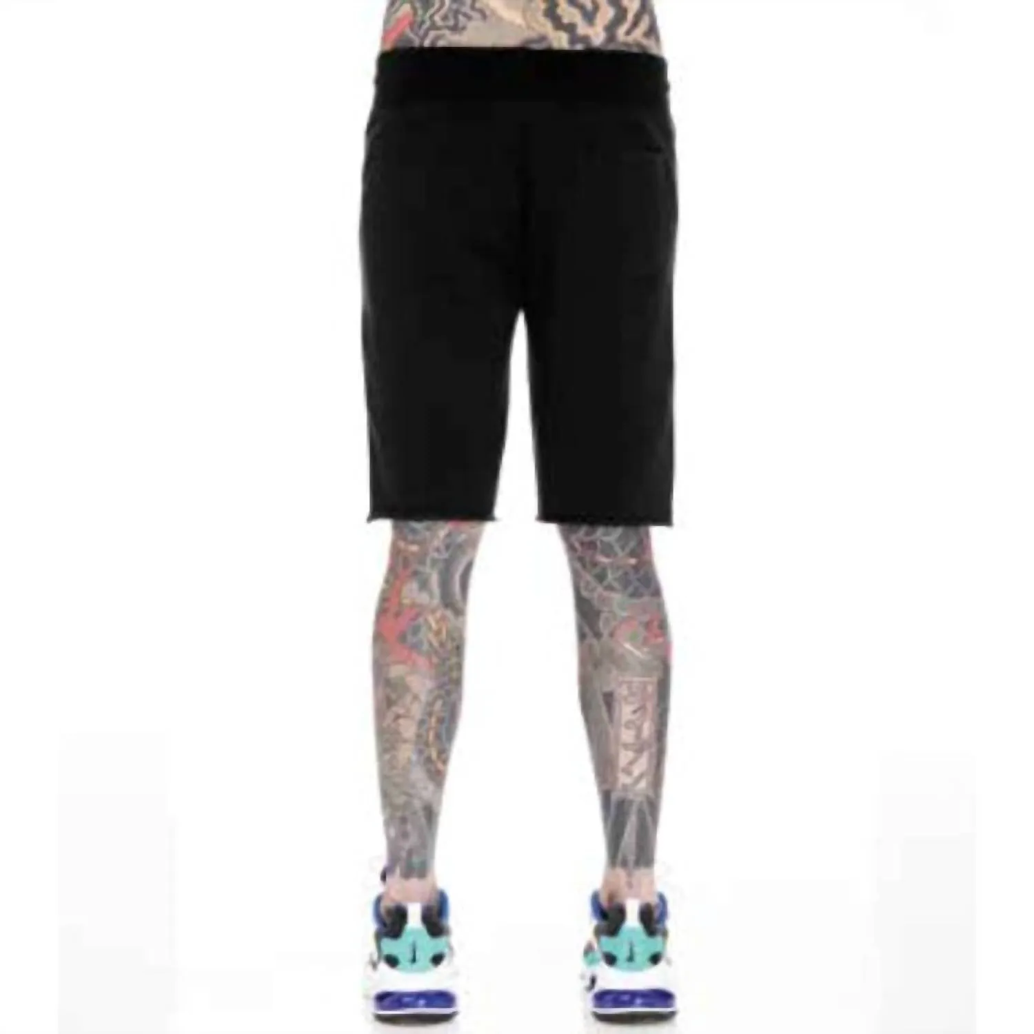 French Terry Sweatshorts In Black