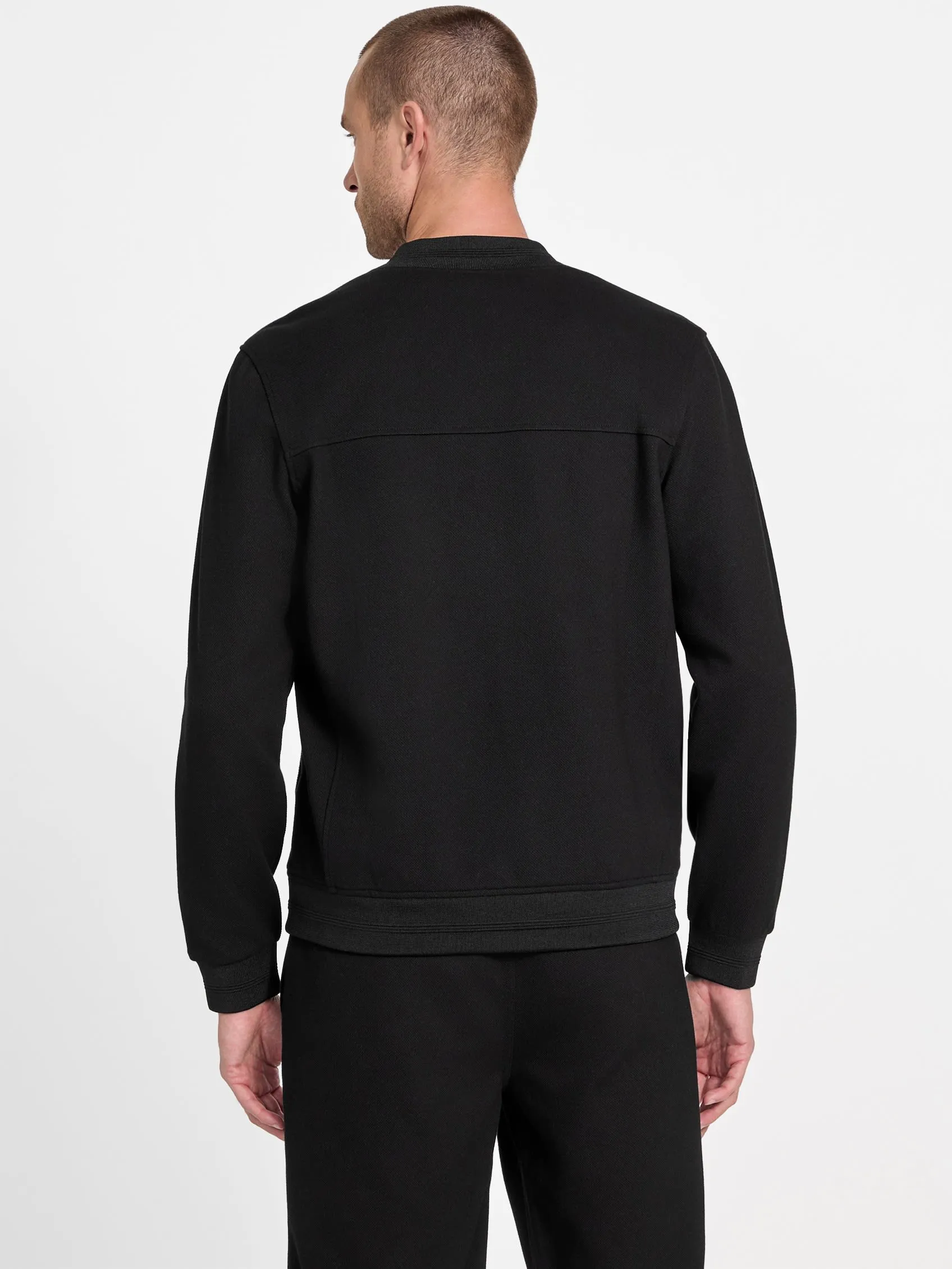 Giovanni Mock-Neck Flight Jacket