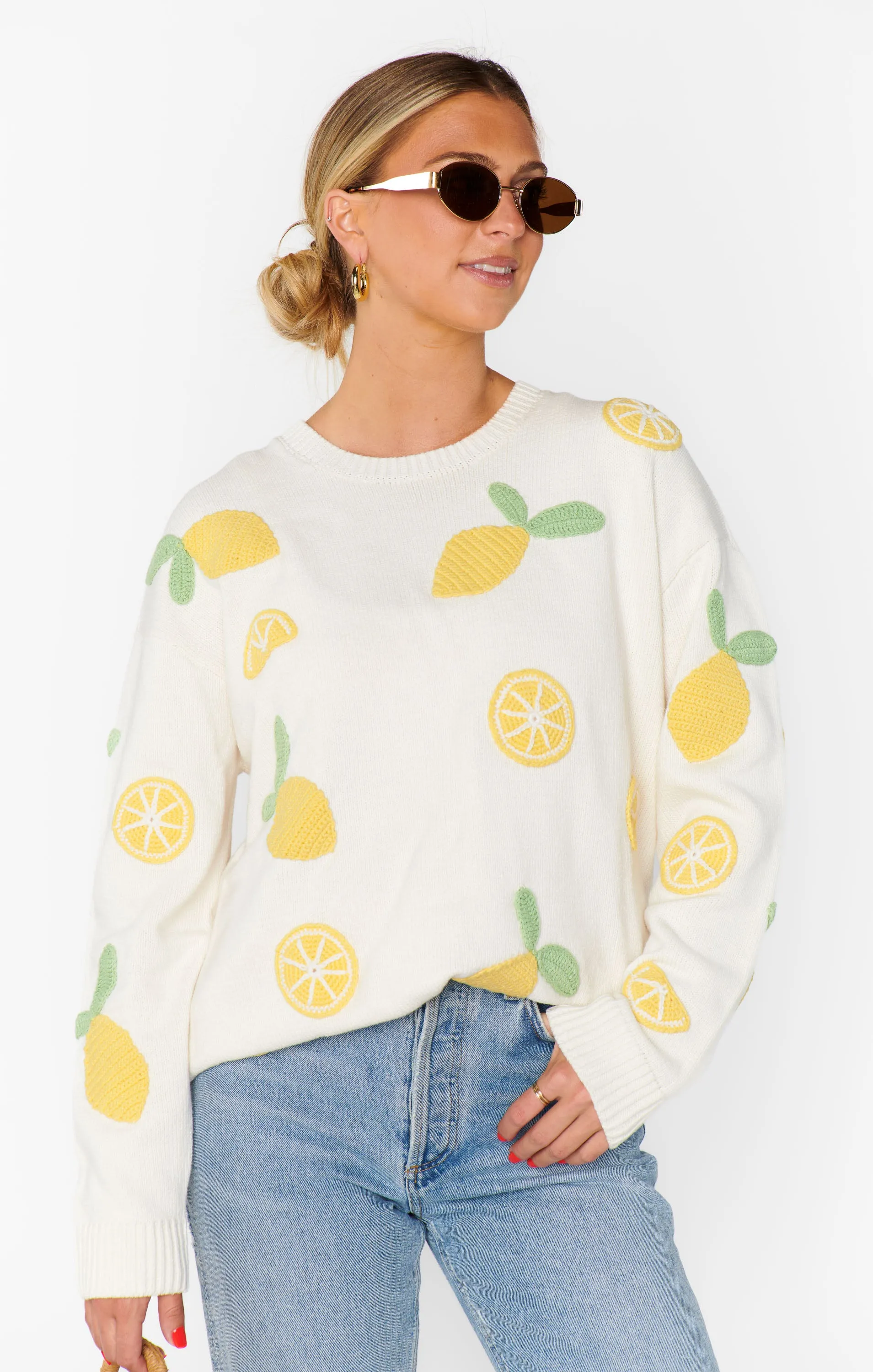 Go To Sweater ~ Lemon Sorbet Knit