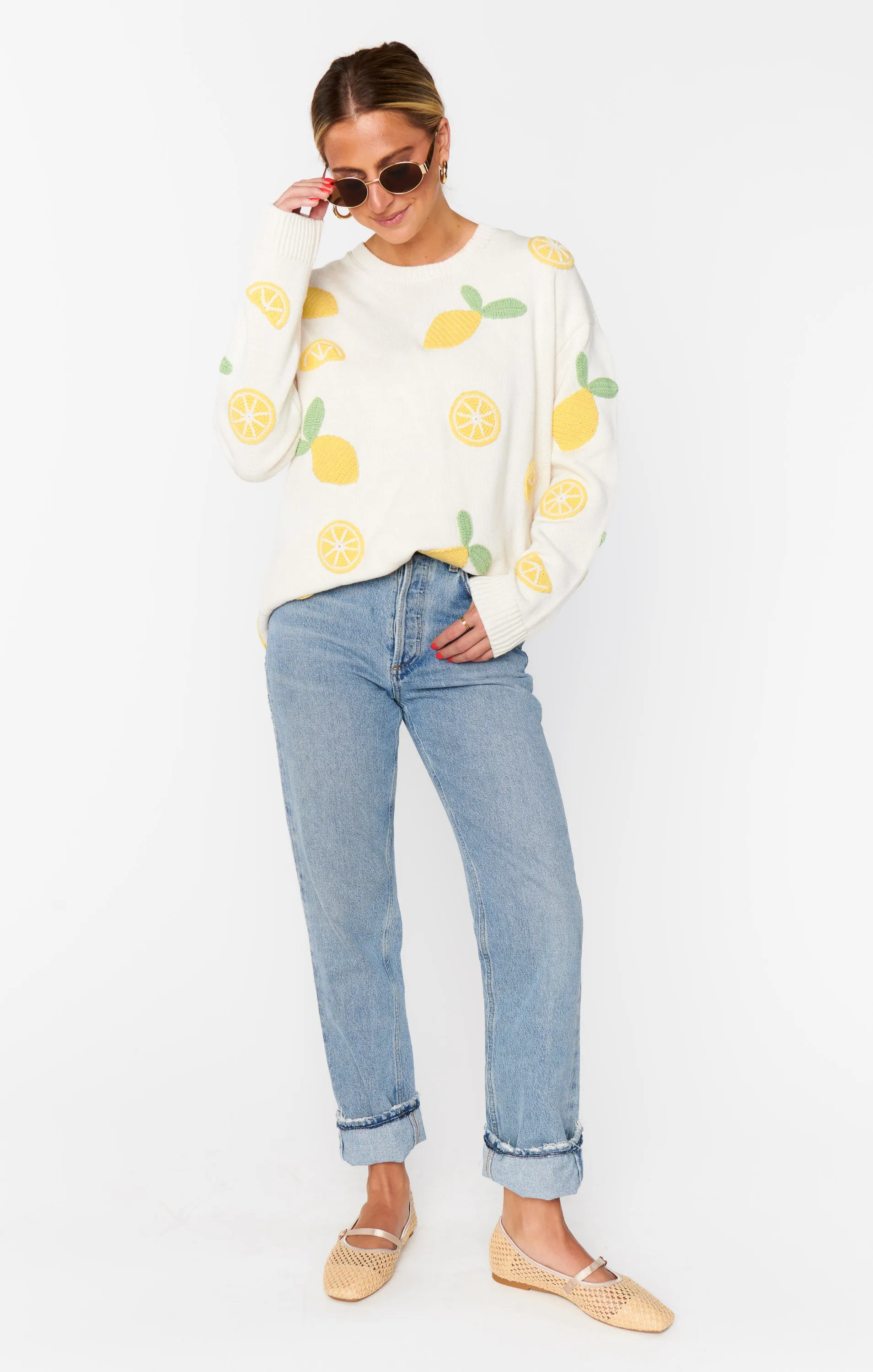 Go To Sweater ~ Lemon Sorbet Knit